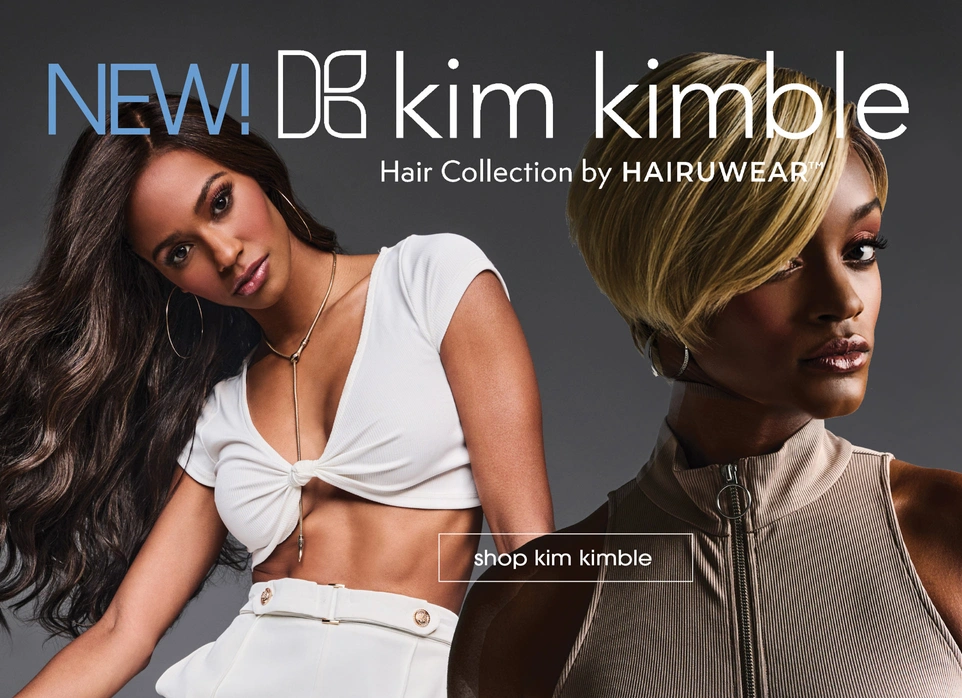 NEW! kim kimble hair collection by hairuwear (BUTTON: shop kim kimble)