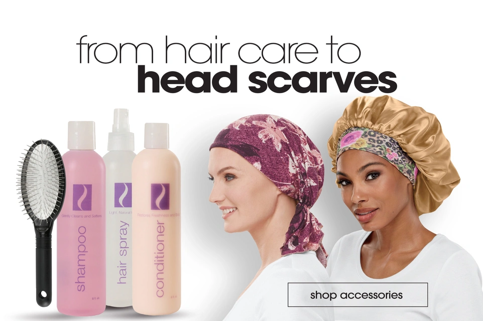 From hair care to head scarves (BUTTON: Shop Accessories)