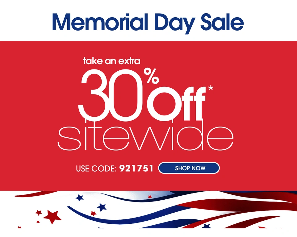 Memorial Day Sale!(Shop Now)