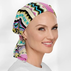 Abstract Geo Print Turban