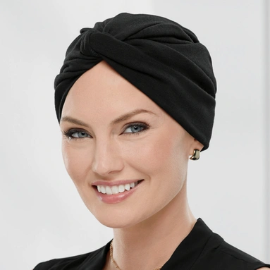 Twist-Front Turban - Turban Hair System by Paula Young® (image 1 of 5)