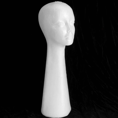 Tall Styrofoam Styling Head (image 1 of 1)
