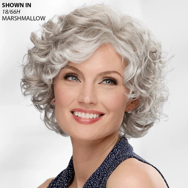 Ivory WhisperLite® Short Curly Wig (image 1 of 2)