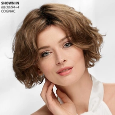 Leena WhisperLite® Short Wavy Monofilament Bob Wig