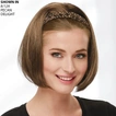 Braid Headband with Classic Bob Hair Piece by Paula Young® (image 1 of 2)
