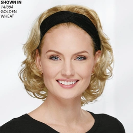 Product image for Black Scarf with Hair Headband Hair Piece