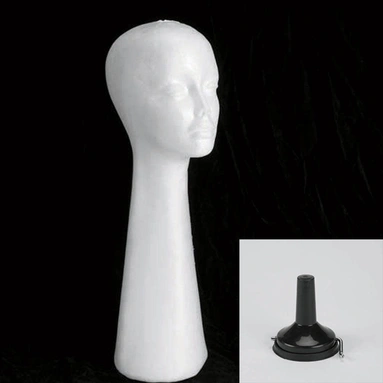 Tall Styrofoam Styling Head Kit (image 1 of 1)