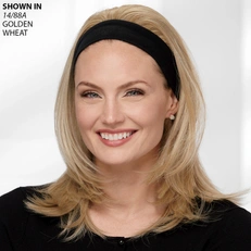 Sporty Non-Slip Headband with Hair VersaFiber® 3/4 Wig Hair Piece