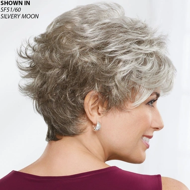 Elizabeth WhisperLite Wig by Paula Young is short chic. Wig