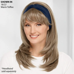 Product image for Long Layer VersaFiber® Piece - Headband Hair System