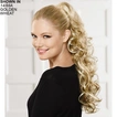 Cascading Curls Clip-On Hair Piece by Paula Young® (image 2 of 3)