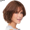 easiPart French 8" Remy Human Hair Topper Hair Piece by Jon Renau® (image 1 of 4)