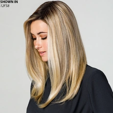 easiPart Medium HD 18" Monofilament Topper Hair Piece by Jon Renau®