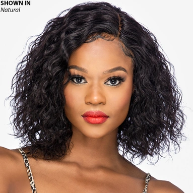 Oxford Lace Front Remy Human Hair Wig by Vivica Fox (image 1 of 3)