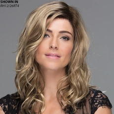 Alden Long Wavy Lace Front Monofilament Wig