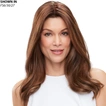 easiPart French XL 18" Remy Human Hair Topper Hair Piece by Jon Renau® (image 1 of 4)