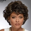 Jodelle Human Hair Blend Short Wavy Wig (image 1 of 3)