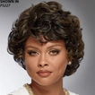 Jodelle Human Hair Blend Short Wavy Wig (image 2 of 3)