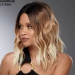 Giana Center Part Mid-Length Wavy Lace Front Wig (image 2 of 3)