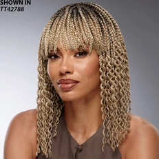Merlene Braided Curly Bob Wig