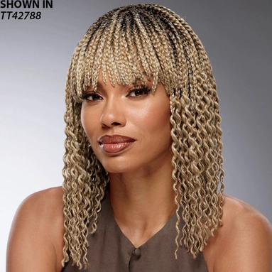 Merlene Braided Curly Bob Wig (image 1 of 3)