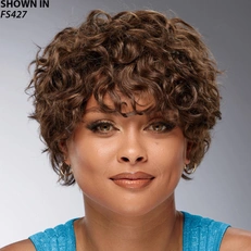 Rolinda Short Human Hair Wet 'n' Wavy Wig
