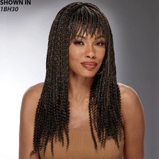 Aiyana Long Braided Curly Wig