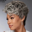 Pia Human Hair Blend Short Wavy Wig (image 2 of 3)