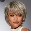 Neshla Human Hair Blend Short Straight Stacked Bob Wig (image 2 of 3)