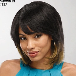 Product image for Nancy Human Hair Wet ‘n’ Wavy Wig