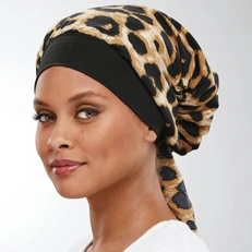 Animal-Print Headscarf