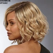 Laurette Mid-Length Wavy Bob Wig with Hand-Tied Part by Especially Yours® (image 2 of 3)