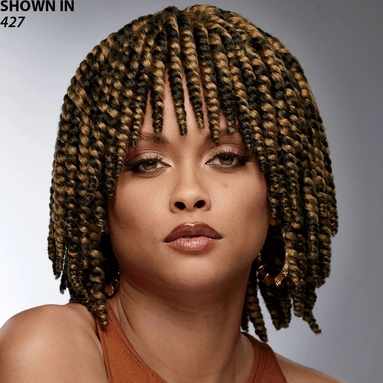 Yukita Mid-Length Two-Strand Twist Braided Wig (image 1 of 3)