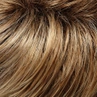 27T613S8|Medium Red-Gold Blonde & Pale Natural Gold Blonde Blend w/ Shaded Dark Brown Roots
